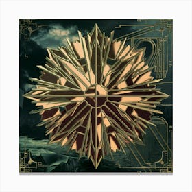 Golden Star Canvas Print