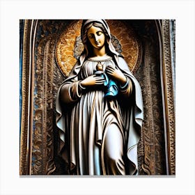 Virgin Mary 34 Canvas Print