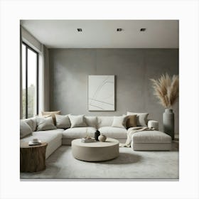Modern Living Room 134 Canvas Print