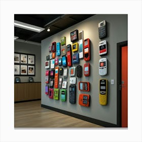 Default Create Unique Design Of Cellphone Store Wall Art 1 Canvas Print