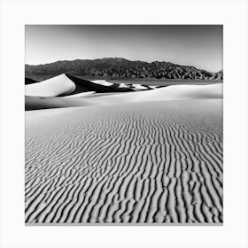 Death Valley Sand Dunes 3 Canvas Print