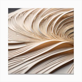 Paper Sculpture Canvas Print