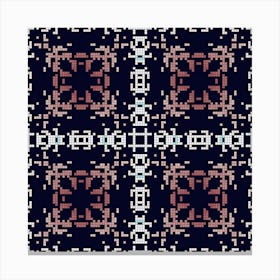 Pixel Pattern 3 Canvas Print