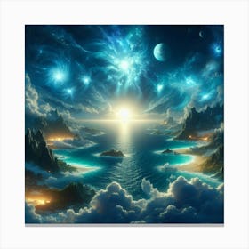 Ocean In The Sky Canvas Print