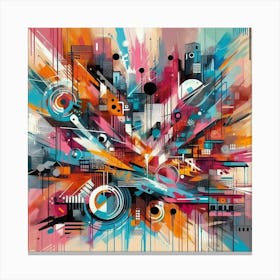 Abstract City Canvas Print Canvas Print