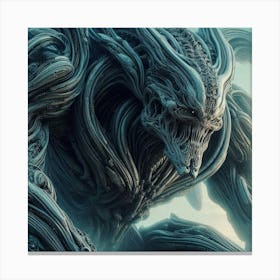 Alien Creature Canvas Print