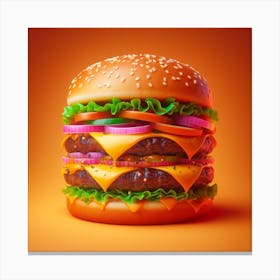 Burger6 1 Canvas Print