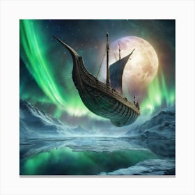 Ship In The Sky Canvas Print