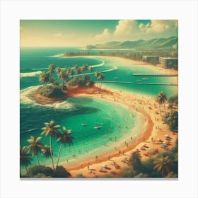 Hawaiian Beach Canvas Print