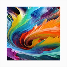 Abstract Painting 14 Canvas Print