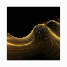 Abstract Wave - Wave Stock Videos & Royalty-Free Footage 3 Canvas Print