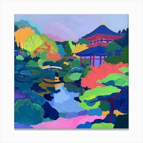 Colourful Gardens Tofuku Ji Japan 4 Canvas Print