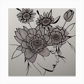 Blooming Mind Canvas Print
