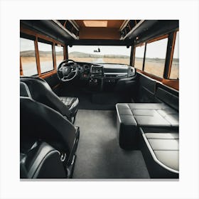 Interior Of A Bus 1 Canvas Print