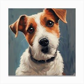 Jack Russell Terrier 2 Canvas Print