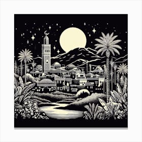 Night In Morocco 1 Canvas Print