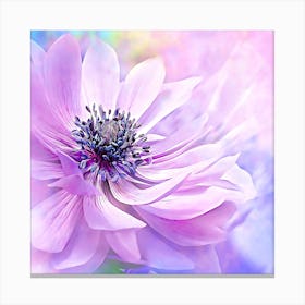 Wispy Purple Anemone Canvas Print