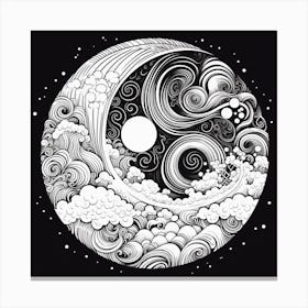 Yin Yang 54 Canvas Print