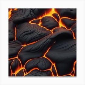 Lava Art 4 Canvas Print