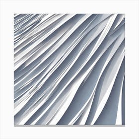 Abstract White Paper Canvas Print