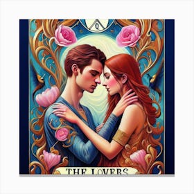 Lovers Canvas Print