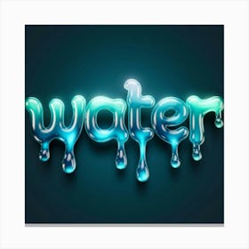 Water Canvas Print