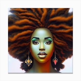 From Melanin, With Love and Warmth Canvas Print