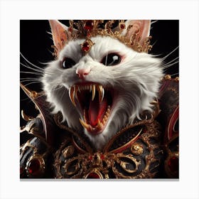 King Of Cats 1 Canvas Print