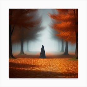 Ghost In The Woods 10 Canvas Print