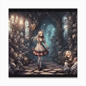 Alice In Wonderland Canvas Print