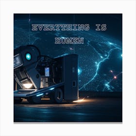 Everything Is Human 1 Canvas Print