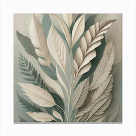 Paper Leaves Canvas Print