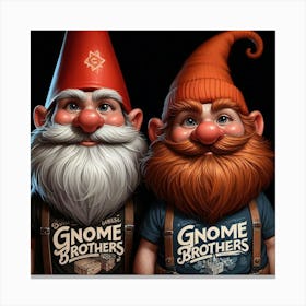 Gnome Brothers 1 Canvas Print