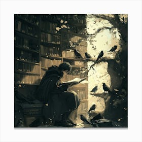 Crows 4 Canvas Print