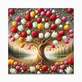 Tree Of Life 25 Canvas Print