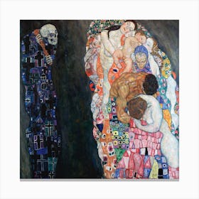 Death And Life (1910-1915), Gustav Klimt Canvas Print