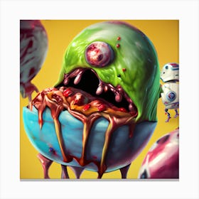 Zombie Egg 1 Canvas Print