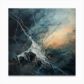 Crack In Reslity Canvas Print