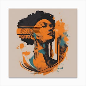 African Woman Canvas Print