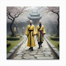 Two Chinese Men Canvas Print