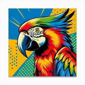 Pop Parrot Canvas Print