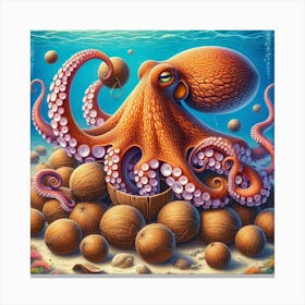 Octopus 7 Canvas Print