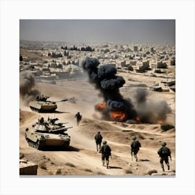 War In Israel (11) Canvas Print