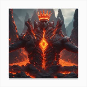 King Of The Gods Canvas Print