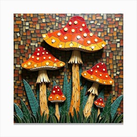 Flux Dev Vibrant Mosaic Art Depicting A Whimsical Mushroom Pat 0 Toile