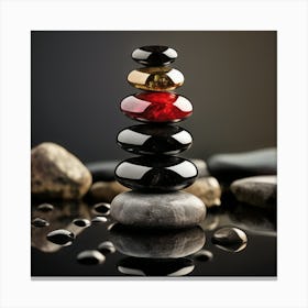 Pebbles And Stones Canvas Print