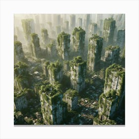 Futuristic Cityscape 2 Canvas Print