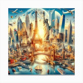 World 3 Canvas Print