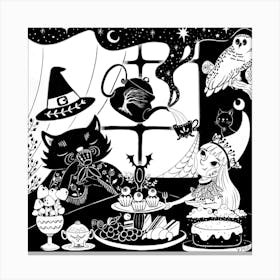 The Tea Party Canvas Print