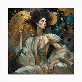 more dreams of klimt Canvas Print